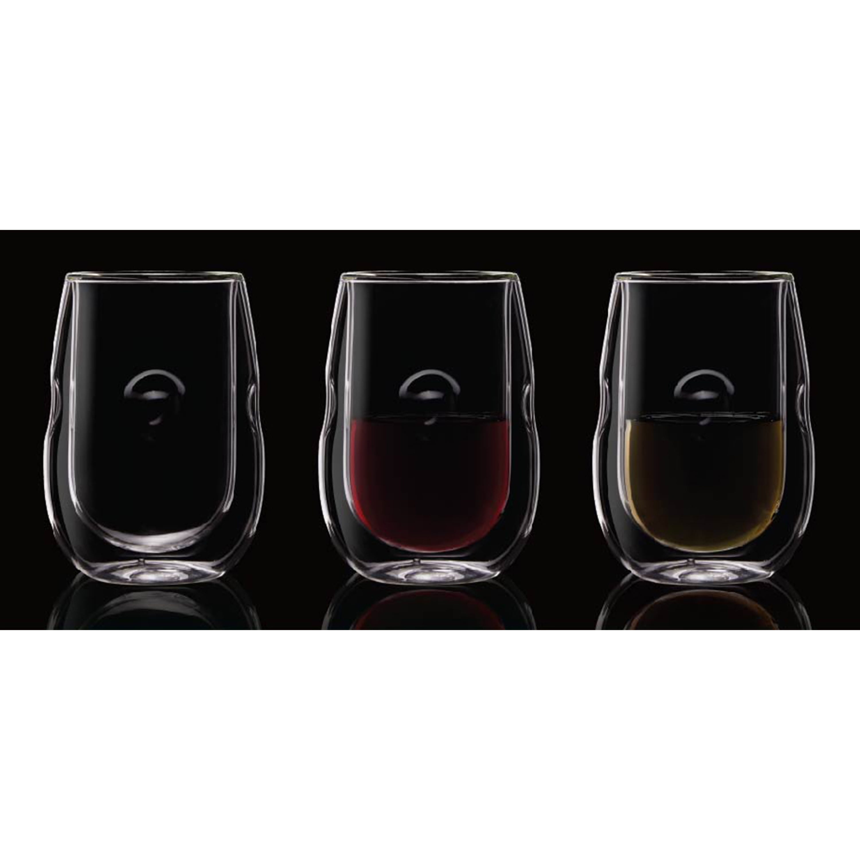 Moderna Artisan Series Double Wall 12 oz Beverage Glasses - Set of 8  Drinking Glasses, 1 - Kroger