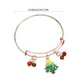 thumbnail image 3 of Ganfancp Pulsera de Navidad Ajustable Mujeres Pulsera de Navidad Holiday Atmosphered Dress Up Christmas Snowman Old Man Tree Hand Ornaments Bracelet Artículos En Liquidación 1X Pulsera, 3 of 6