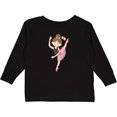 thumbnail image 3 of Inktastic Ballet Dancer for Little Girls Girls Long Sleeve Toddler T-Shirt, 3 of 5