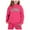 Hot Pink, variant on FAOWME Child Toddler Boys Girls Long Sleeve Solid Color Warm Hoodie Pullover Tops Pants Kids Outfits Sweat Suits Tracksuits Hot Pink 2-3 Years