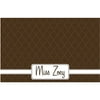 Personalized Kitty Placemat, Brown