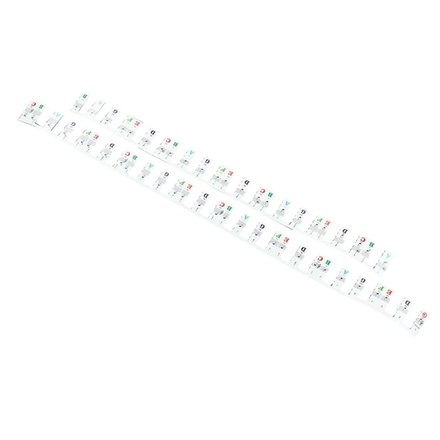 Teclado de piano extraíble, 2 en 1, etiqueta para teclado de piano extraíble, etiqueta para piano, multifuncional