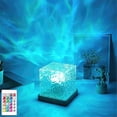 thumbnail image 1 of Luminorthe Luminorth Cube Lamp, Sky Water Lamp, Northern Lights Cube Midnight Aurora Lamp, 16 Colors Dynamic Water Wave Night Light with Remote Control, L 16 ..., 1 of 5