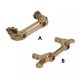 thumbnail image 4 of RC Coche Cobre Engranaje de dirección Soporte delantero Control remoto Vehículo Accesorios de automóvil Reemplazo para Axial SCX10 III AX103007 Tipo 2 Vogacara FN000789-02, 4 of 7