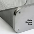 thumbnail image 3 of YBM Home 3 Gallon Trash Can Wastebasket Recycling Bin for Office - 6 Pack, Silver, 3 of 7