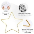 thumbnail image 6 of Lssam Star-Shaped Wreath Ring, Metal Wreath Frames, Wire Star Frame | Reusable Christmas New Year Wreath Base for Festive Door, Home, Party Decoration, 6 of 9