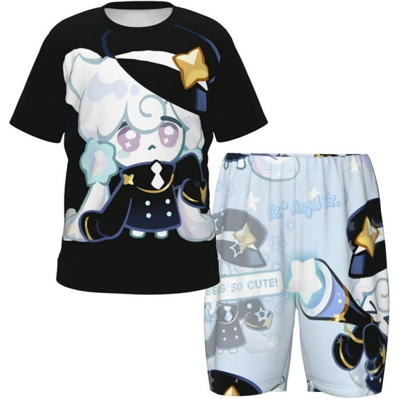 Shadow Milk Cookie T-Shirt Set For Both Boys And Girls