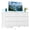 White, variant on edx 9-Drawer Fabric Dresser TV Stand, Multifunctional Storage Cabinet with Power Outlets & LED Light, Black