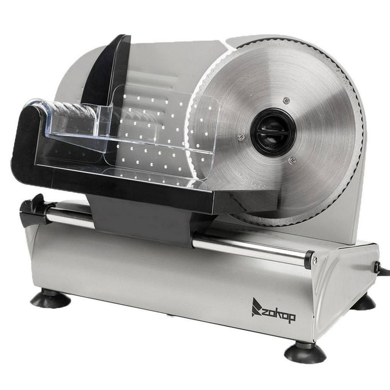CE Compass MCH_MEAT_SLC_7IN Meat Slicer Machine for Home Kitchen Use, Deli  Slicer, Electric Meat Cutter Machine, Small Mini Food Slicer Machine for  Bacon Be