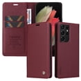 thumbnail image 5 of Funda para Samsung Galaxy S21 Ultra Estuche de Cuero PU Tipo Cartera con Ranuras para Tarjetas y Cierre Magnético, 5 of 5