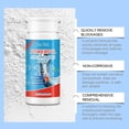 thumbnail image 4 of Fiudx Ofertas relámpago Potente agente de dragado de tuberías para limpiar rápidamente los desagües del fregadero, tuberías de cocina y tuberías de inodoro de 150ml, 4 of 7