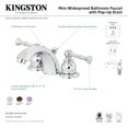 thumbnail image 4 of Kingston Brass KB955NL Naples Mini-Widespread Bathroom Faucet with Pop-Up Drain, Oil Rubbed Bronze, 4 of 4