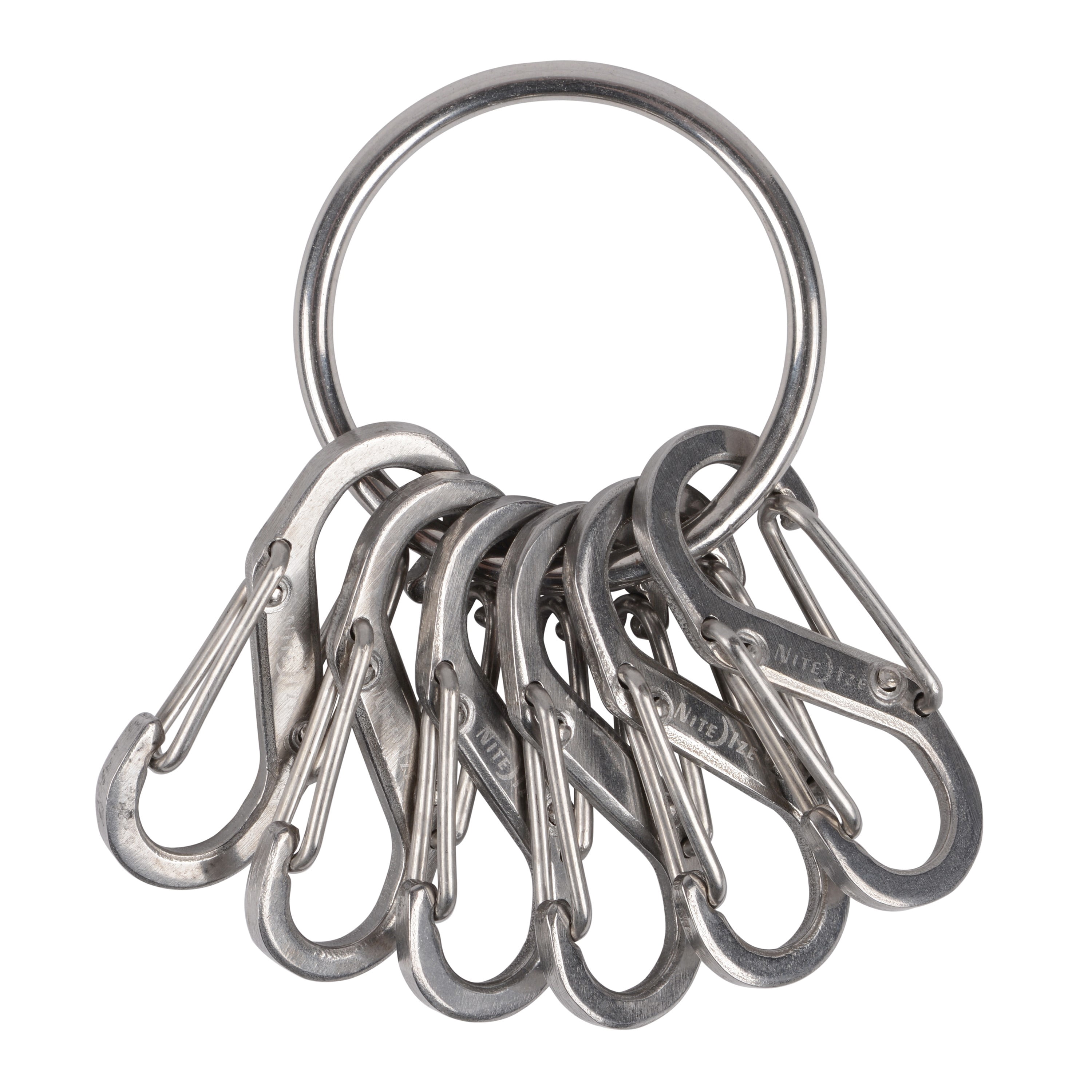 Nite Ize KeyRing Steel S-Biner - 2 Count (2 Pack)