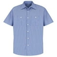 thumbnail image 1 of Red Kap Men's Industrial Stripe Work Shirt, 1 of 5