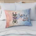 thumbnail image 4 of 4th of July Schnauzer Celebrates Independence Day Quilt Pillowcase Miniature Schnauzer Dog Lover Throw Pillow Cover Bed Home Decor - 12010, 4 of 5