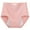 Pink, variant on Xihbxyly Women's Period Underwear High Waisted Postpartum Menstrual Panties Large Solid Color Leak Proof Menstrual Underwear