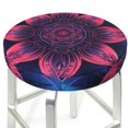 thumbnail image 3 of Honeii Bohemian Vintage Pattern Bar Stool Covers – Perfect Fit for 12" to 14" Round Stools, Crease-Resistant, Stretchy, Washable & Dustproof Seat Slipcovers-13 inch, 3 of 7