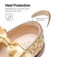 thumbnail image 5 of DREAM PAIRS Toddler Girls Mary Jane Flats, Wide Fit Black Dress Shoes with Cushioned Insole, Adjustable Hook & Loop Strap, Comfortable Non-Slip Uniform Shoes for Little Kids, 5 of 7