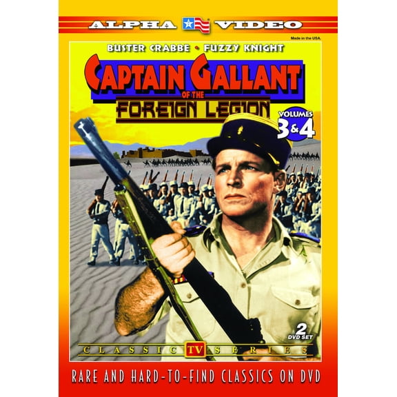 Captain Gallant of the Foreign Legion -- Volumes 3 & 4 from Alpha Video