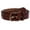brown/copper, variant on Casual Riveted Studded Grommets & Studs Solid Leather Belt