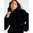 thumbnail image 4 of Sofia Jeans Women's Faux Fur Chubby Jacket, Sizes XXS-3XL, 4 of 6