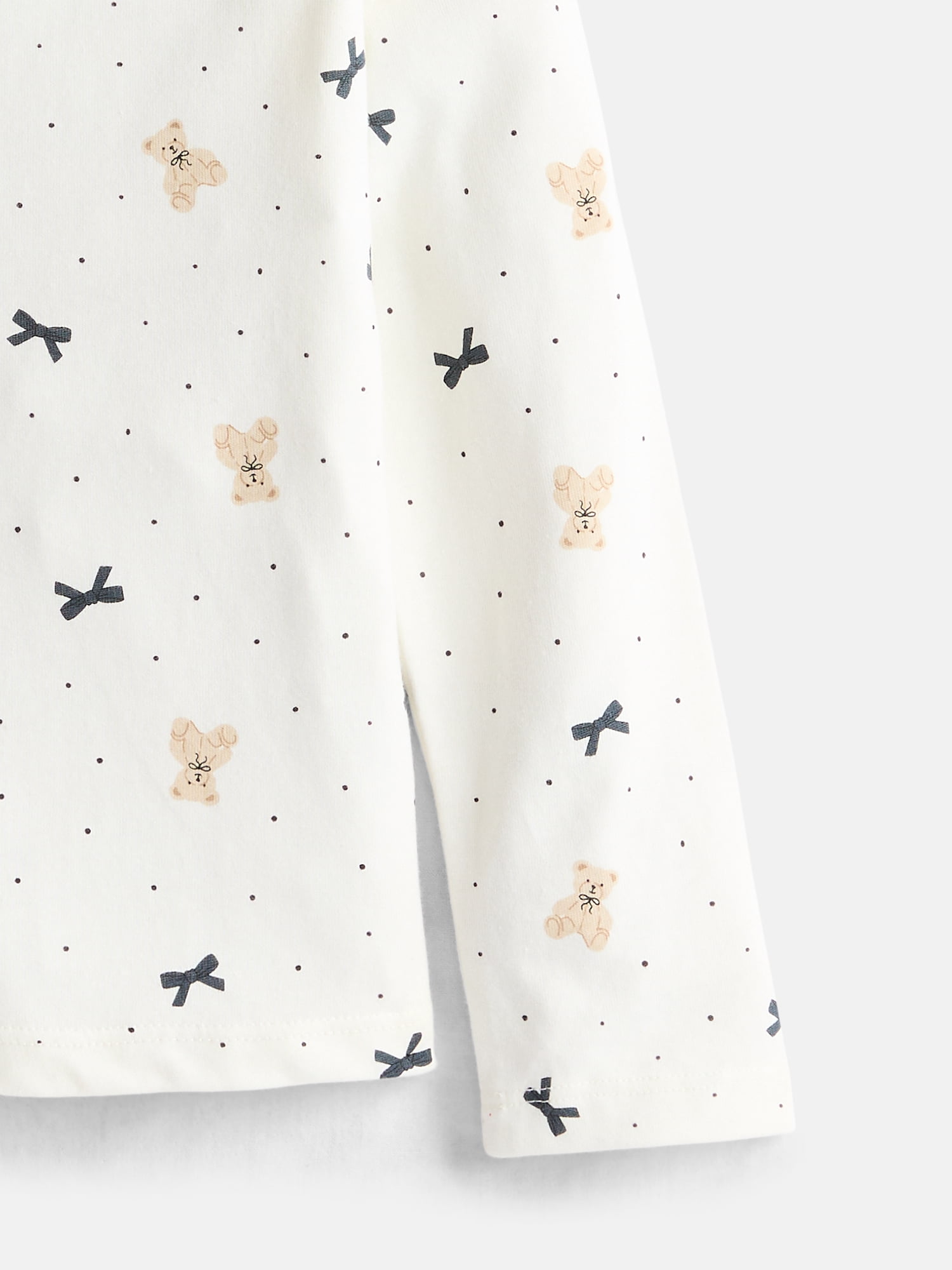 Wonder Nation Girls Printed Tee with Long Ruffle Sleeves, Sizes 4-10