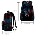 thumbnail image 2 of Lightweight Backpack Wolf School Bag Travel Laptop Daypack for Men Women Casual Rucksack, 2 of 6
