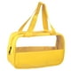 thumbnail image 1 of Bolsas de maquillaje medianas transparentes de patchwork duraderas para mujeres de Unique Bargains para vacaciones y camping en cuero PU y PVC amarillo-M, 1 of 4
