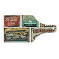 thumbnail image 2 of Vintage Cutting Board, Nostalgic Art Auto Service Garage Funk Style Highway Logo Repair Road Grunge Design, Tempered Glass Cutting and Serving Board, Wine Bottle Shape, Multicolor, by Ambesonne, 2 of 5