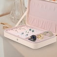 thumbnail image 2 of Shisuyan Watch Display Box Double Layer Pu Leather 1Set 8.3x5.5x1.8in, 2 of 8