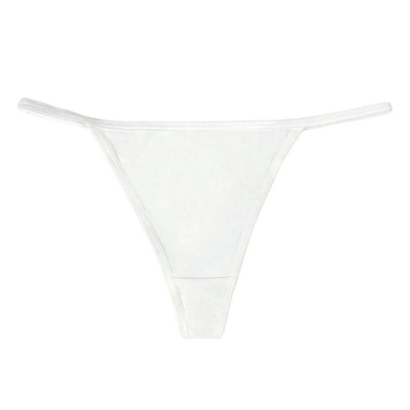 Panties for Women,Seamless Thong Underwear For Women Sporty Triangle Panties Everyday Comfort Style,Womens Underwear,White,S