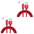 thumbnail image 3 of Methold Cable de carga Micro USB 3A (máx.), 1/2M, tipo C, Cable de datos de carga rápida, Cable de carga tejido de nailon para Cable Type7 NO7, 3 of 6