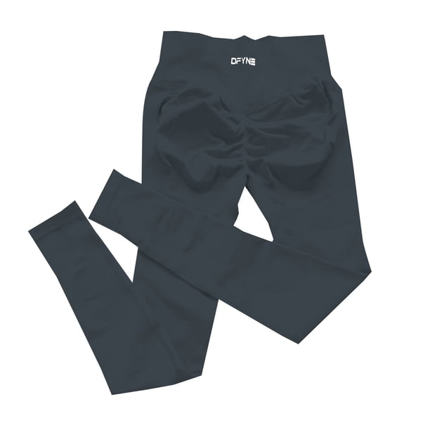 WILLBEST Pantalones de Yoga de Cintura Alta Sin Costuras para Mujer, Mallas de Fitness con Realce de Longitud 3/4, Mallas Elásticas para Entrenamiento, Gimnasio Y Correr. Chica