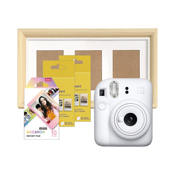 Paq. instax mini 12 Blanca + Marco + Película