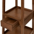 thumbnail image 7 of eHemco 8-Hook 70.2" H Wooden Coat Rack Stand, 3 Storage Shelves and Drawer, Heavy Duty Hall Tree, Coffee, 7 of 7