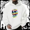 thumbnail image 2 of Hoodies for Men Mend Hoodies Men's Sweat Shirt Men Long Sweatshirt Snowboard Hoodie Heavy Blend Hoodie Men's Halloween Hooded Sweatshirt White M, 2 of 4