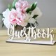 thumbnail image 5 of Decoraciones de la boda Accesorios de madera rústicos Durables únicos Letra de madera Letreros de visitas para decorar la ceremonia de matrimonio 2 sets Inevent HA028269-00, 5 of 6