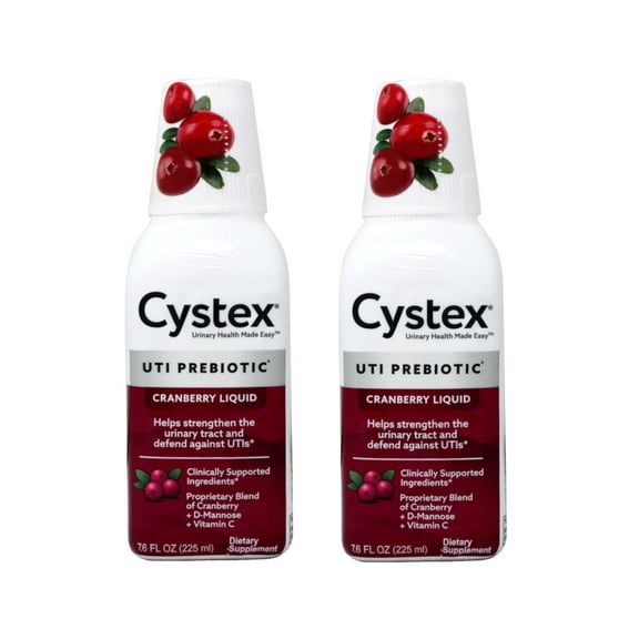 Cystex Urinary Health Maintenance Antioxidant, Cranberry, 7.6oz (pack of 2)