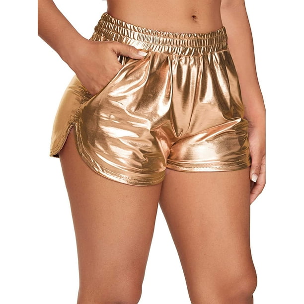 Walmart metallic best sale shorts