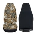 thumbnail image 4 of Uorisanigo Car Seat Covers 2 PCS Premium Brown Polynesian Front Seat Covers Washable Vehicle Split Cushion Cover for Cars Interior, Universal Fit for Cars, Sedans, Trucks, SUVs, 4 of 7