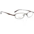 thumbnail image 2 of Unisex Optical Eyewear - Oval Shape, Metal Full Rim, Espresso, 2 of 4