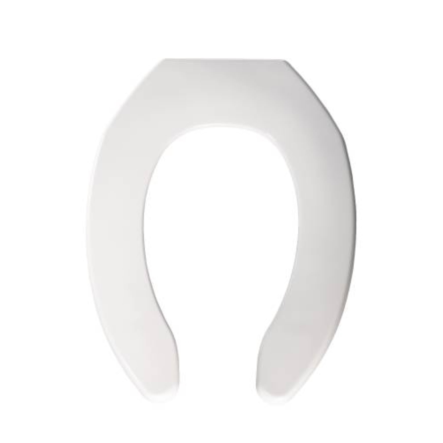 Bemis Plastic Elongated Without Cover Toilet Seat, White