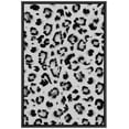thumbnail image 3 of PixonSign Framed Canvas Print Wall Art Graphic Cheetah Print Animals Wildlife Digital Art Modern Art Glam Closeup Dramatic Ultra Black and White for Living Room, Bedroom, Office - 24"x36" Black, 3 of 5