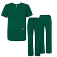 thumbnail image 1 of Adar Mens Medical Scrubs Set Medical Uniforms - Roomy Fit (30 Colors), 1 of 7
