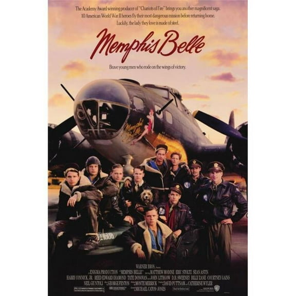 Pop Culture Graphics MOVAF7263 Memphis Belle Movie Poster Print, 27 x 40