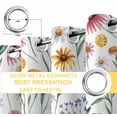 thumbnail image 4 of Fsddascl Spring Floral Blackout Curtains for Bedroom/Living Room, Thermal Insulated Kitchen Curtains, Watercolor Leaf Summer Botanical Grommet Darkening Window Treatment Drapes 52"x72"x2, 4 of 6