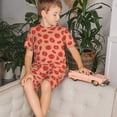 thumbnail image 4 of Balery Tomato Conjunto de Pijama Infantil de Manga Corta con Estampado – Ropa de Dormir de Algodón Suave-Medium, 4 of 6