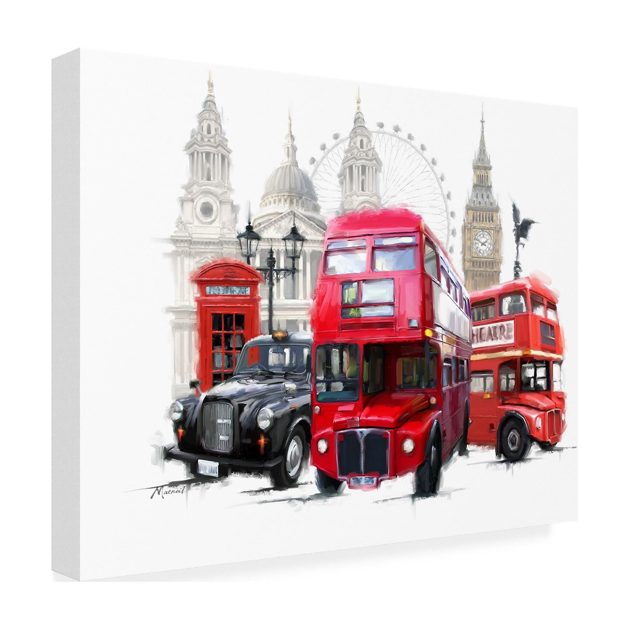 The Macneil Studio 'London Transport' Canvas Art