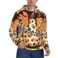 thumbnail image 2 of Daiia Fall Farmhouse Pumpkins for Men's Fashion Hoodies & Sweatshirts with Kangaroo Pocket Hooded Sweatshirt Breathable & Moisture Wicking-Medium, 2 of 7
