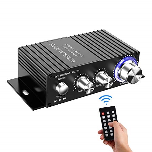 wireless bluetooth stereo mini amplifier 100w dual channel sound power audio receiver usb, aux